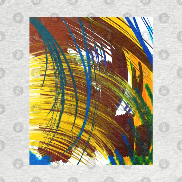 Abstract line of paintings v2 by Uwaki